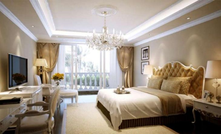 Mẫu phòng ngủ tại  Vinpearl Nha Trang Bay Resort & Villa 